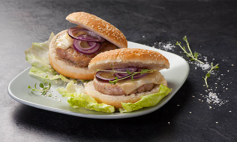 تشيز برجر الدجاج تشيز برجر الدجاج